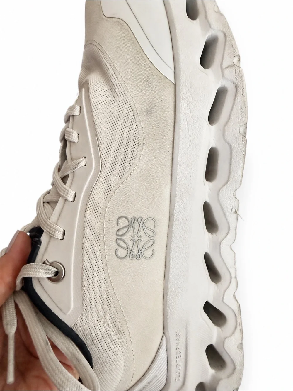 Authenticated Loewe x On Cloudtilt 2.0 Sand/White Sneakers Women’s 8.5 EU 40